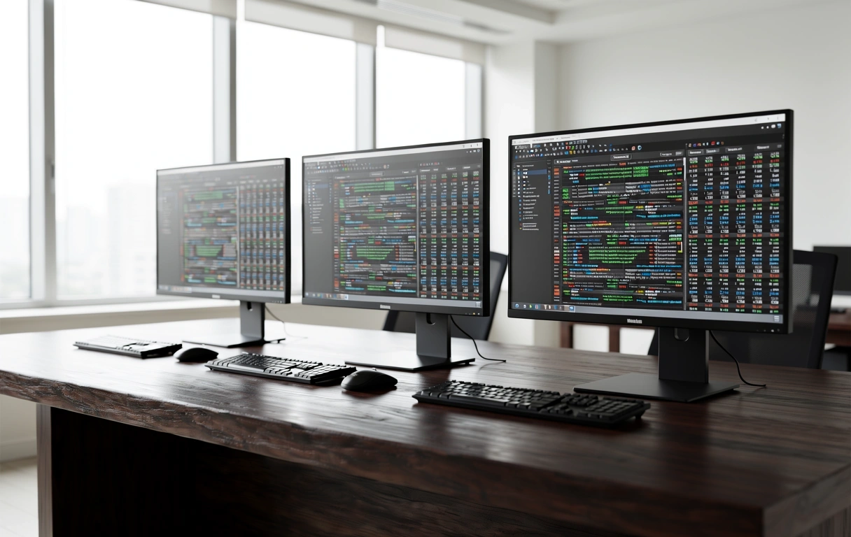 Quant lab monitoring station